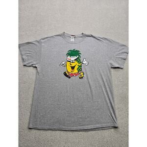 Vintage Dole Hawaii Hug A Pineapple Funny Cartoon Men's T Shirt Size XL